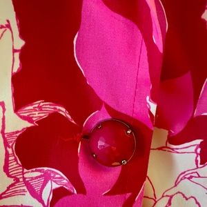 Trina Turk Floral Trench Coat